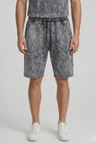 Washed Soul Co-ords Shirt & Short Set Grey