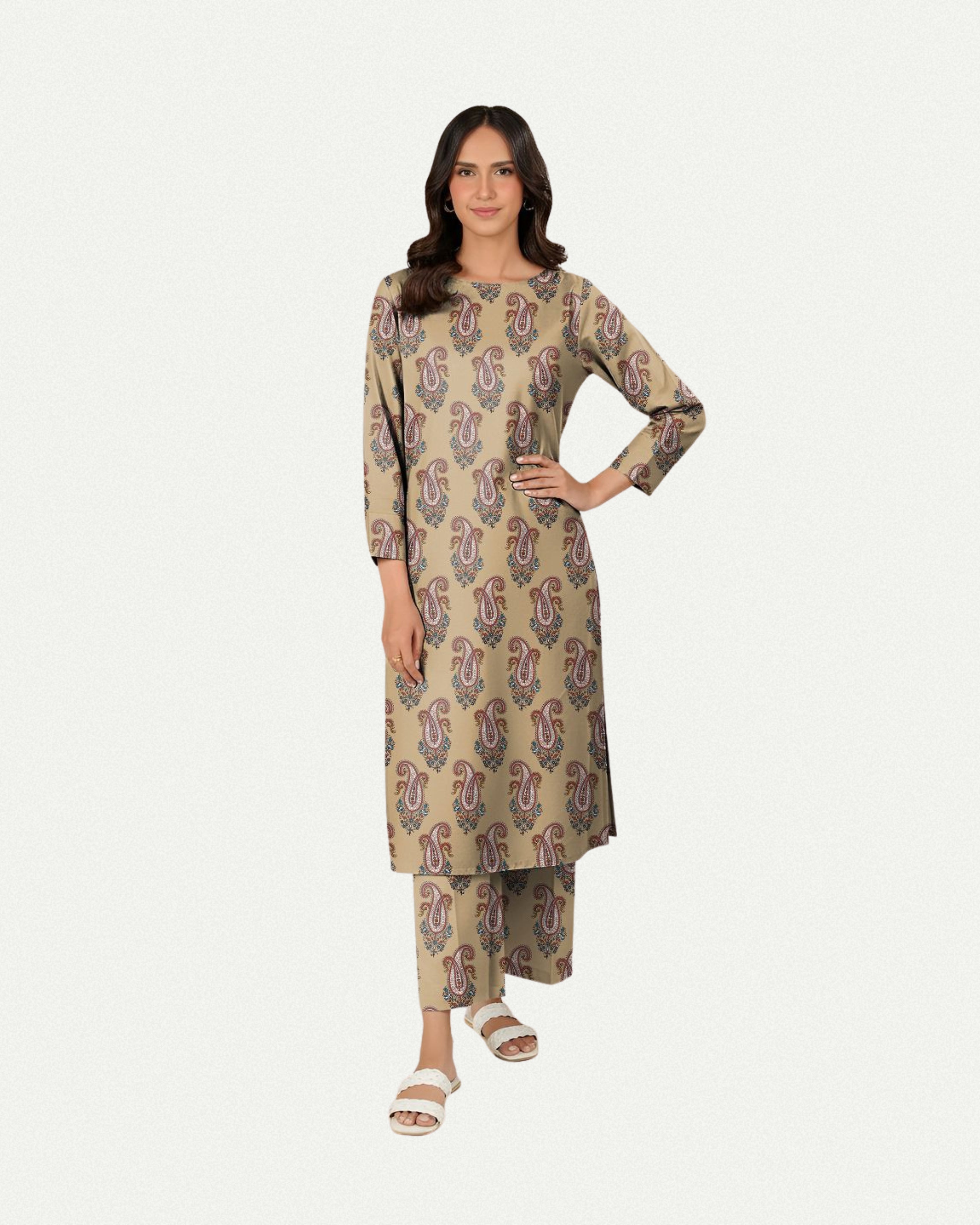 Un-Stitched 2Pcs Khaddar-8SD