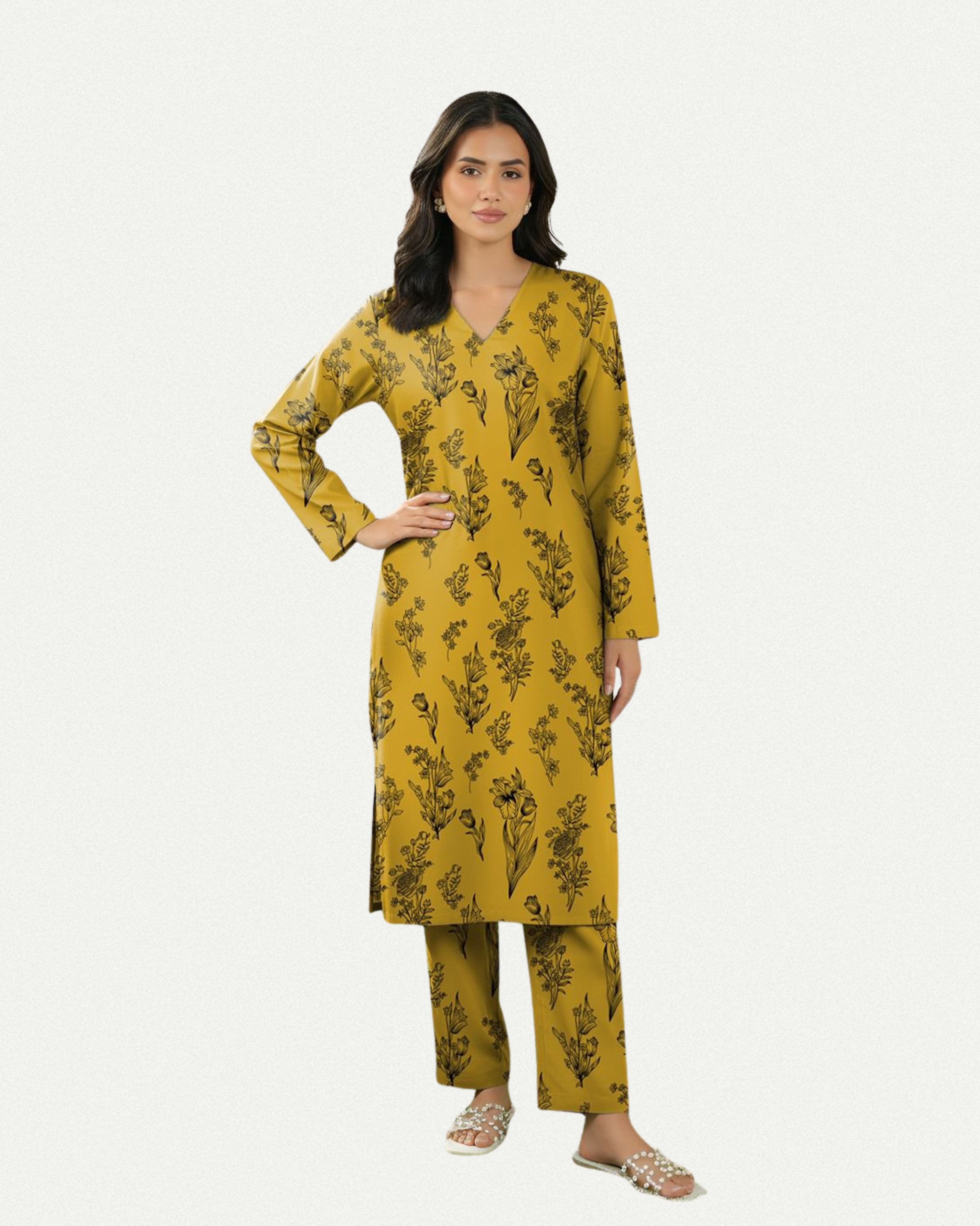 Un-Stitched 2Pcs Khaddar-6SD