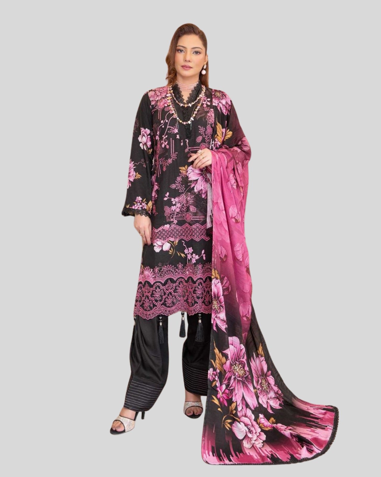 3 Piece - Embroidered ZE - 784