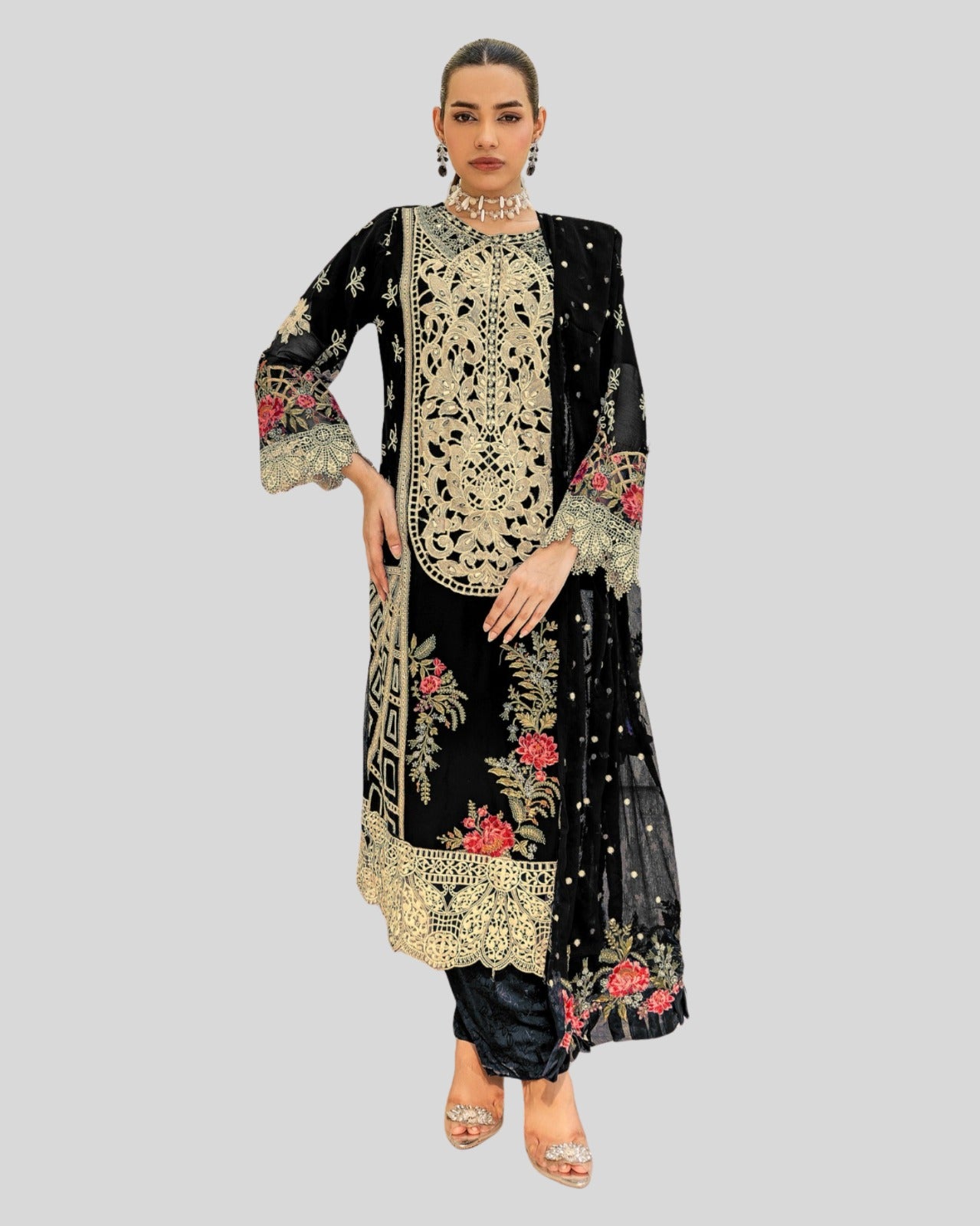 3 Piece - Embroidered ZE - 793