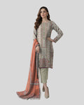 3 Piece - Embroidered ZE - 767