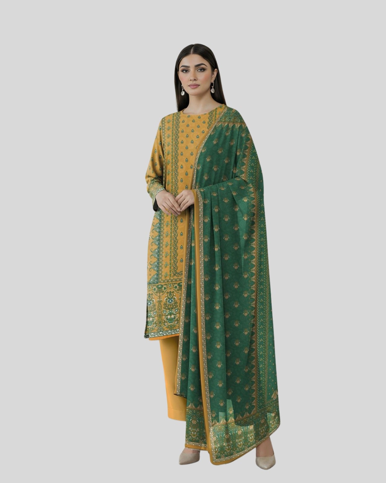 3 Piece - Embroidered ZE - 770