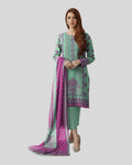 3 Piece - Embroidered ZE - 772