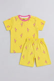 PRINTED INFANT SUIT Yellow