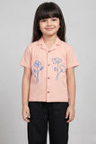 kids Resort Collar Shirt Beige
