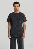 Studio Washed T-Shirt & Trouser Co-Ords Set Line Charcoal