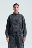Women Studio Wash Trouser & Hoodie Charcoal Co Ords Set