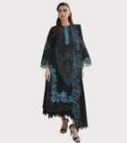 Slate Indigo Floral Lawn (3pc)