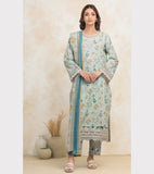 Mint Sky Floral Lawn (3pc)