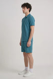 Jacquard Polo & Short C Green Co-Ords Set