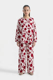Printed Co-ord Set Red