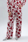 Printed Co-ord Set Red